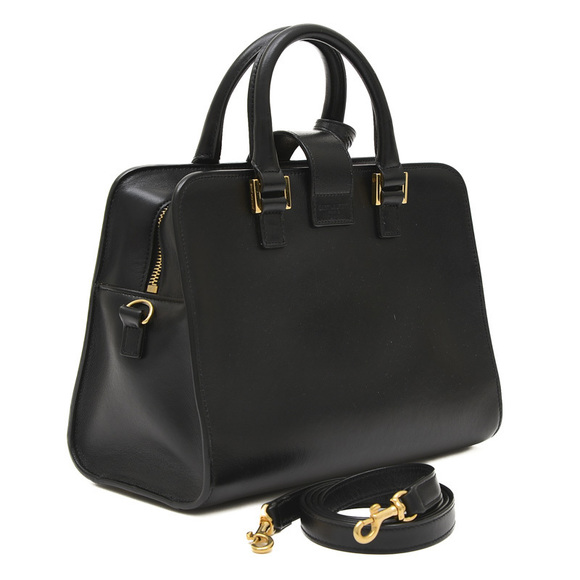 Saint Laurent Baby Black Bag Cabas 2WAY Gold - Picture 1 of 11